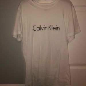 White Calvin Klein Tshirt